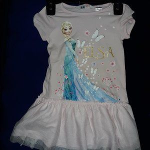Girl's Frozen Blouse Size 1 1/2 - 2 yrs   H&M